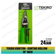 Tekiro Aviation Snips 10" Inch - Gunting Baja Ringan - Gunting Holo -