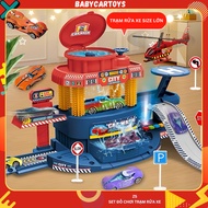 Đồ chơi Gara rửa xe kèm ô tô và máy bay hàng chính hãng Six Six Zero[Hỏa Tốc HCM]