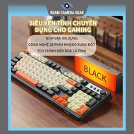 G98 Wired Membrane Keyboard - 98 Keys, Multi-Mode RGB Backlight, Optimal Design for Gamers