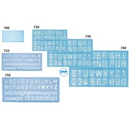 ABC Template Lettering Stencil Plate | ABC RULER