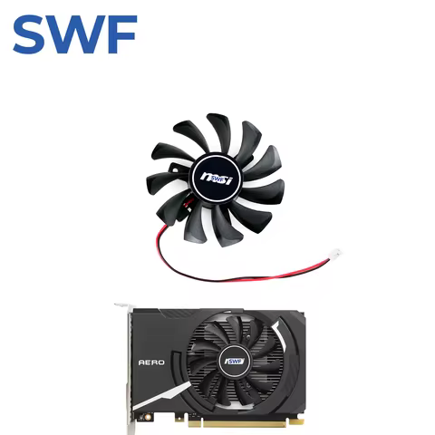 75MM HA8010H12F-Z Cooling Fan For MSI GeForce GT 1030 AERO ITX Graphics Video Card Cooler Fan