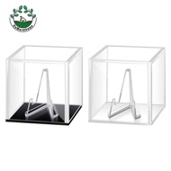 [Whcart] Guitar Pick Display Box with Stand Storage 1.97x1.97x1.97inch Decoration Display Plectrum C