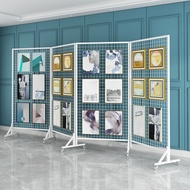 Kindergarten Works Display Shelf Campus Grid Display Shelf Supermarket Shelf Art Works Display