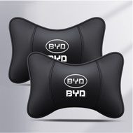 PU Leather Car Head Neck Pillow Car Headrest Neck For BYD Han EV BYD Tang EV DMP DMI BYD Atto 3 Atto