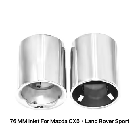 2PC For Mazda CX-3 CX-4 CX-5 CX7 CX8 CX5 CX-30 CX-50 For Land Rover Sport Exhaust Muffler Tip Stainl