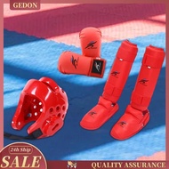 [Gedon] Taekwondo Sparring Gear Set with Shin Guards Footgear for Taekwondo Sparring