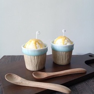 冰淇淋雪糕造型 天然精油大豆蠟燭  萊姆檸檬草 甜點 生日送禮