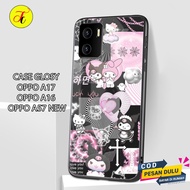 (S451) Glossy Case for type 0PP0 A57 NEW A91 A92 A52 A95 A5S A17 A16