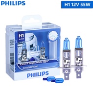 Philips | Philips Crystal Vision H1 H11 HB3 HB4 9005 9006 12V CV 4300K Bright White Car Halogen Head