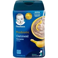 Gerber Probiotic Oatmeal Banana 227 Gr