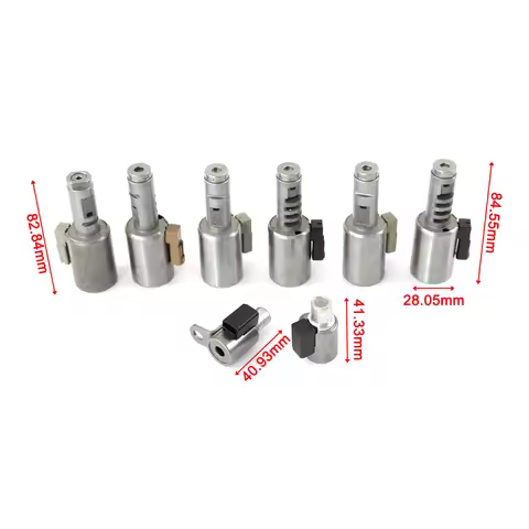 8Pcs TF80SC TF81SC AF40-6 Gen I Transmission Solenoid Kit for 2006-2011 Volvo XC60 XC90 4.4L V8 Peug