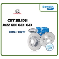 Original Bendix Swiftfit BR2504 Front Disc Rotor - Honda City SEL IDSI | Jazz GD | GE2 | GE3