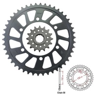 LY LP 530 CNC 16T 46T Front Rear Motorcycle Sprocket For Yamaha Fz6 Fazer 1B3 5Vx 4P5 4S8 5S2 S2 5S