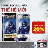 IQoo Z9 Turbo, Z9 5G, Z9x, Z9 Lite/Plus Meocase PREMIUM full screen tempered glass | Screen protecto