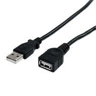 StarTech.com 91cm (3 ft) Black USB 2.0 Extension Cable A to A - M/F
