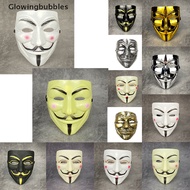 Glowingbubbles Vendetta Hacker Mask Anonymous Christmas Party Gift For Adult Kids Film Theme GBS
