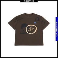 Travis Scott Cactus Jack Fragments Hiroshi Tee Brown Streetwear Travis Scott Cactus Jack Tshirt Frag