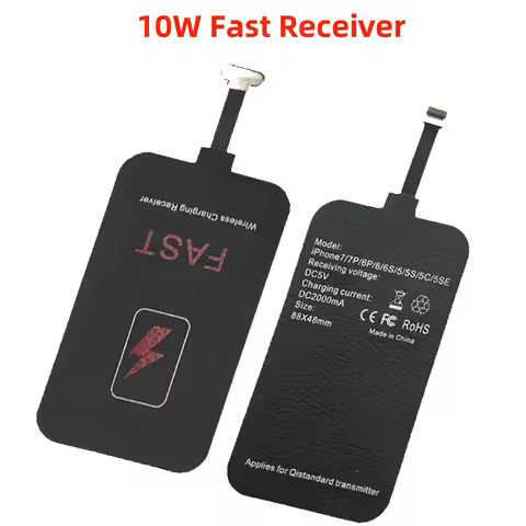 10W 5V/2A Wireless Charger Receiver Phone Charger Coil USB-C For iPhone 4 5 5s 6 6s 7 7 Plus Xiaomi