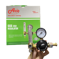 ACO 666 CO2 REGULATOR CO CO2 GAS MIG FLOW METER WELDING WELD FLOWMETER REGULATOR