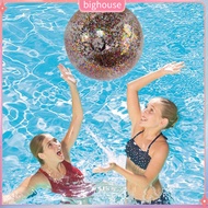  High-quality Pvc Beach Ball Durable Pvc Material Beach Ball Sparkling Beach Ball for Summer Fun Ideal for Pool Parties and Water Activities Safe and Durable Glitter Beach