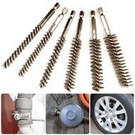 Free Ship Bore Brush for Drill Stainless Steel Wire Brush Cleaning Brush Set for Power Drill Grinder Impact Driver 8 10 12 15 17 19 mm