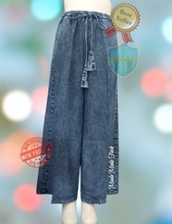 CELANA KULOT JUMBO JEANS SNOW FIT XXXL KULOT SNOW MOTIF TERBARU AIM COLLECTION