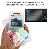 IXY650 Camera Tempered Glass Screen Protector for Canon PowerShot ELPH 360 HS IXY 650 Digital Camera