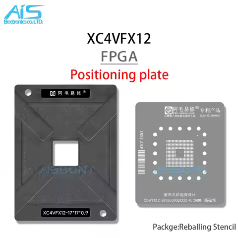 FPGA Reballing Stencil Template For XC4VFX12 XC4VLX15 XC4VLX25-10 11 12SFG363C 363I 10SF363I 11SF363