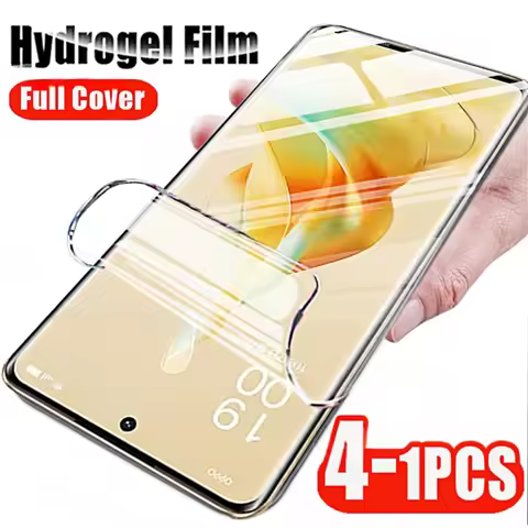 4-1pcs for Oppo Reno 9 8 7 6 Pro Plus Lite Z T SE 5G Screen Protector Full Cover Hydrogel Film for O