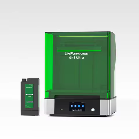 UniFormation GK3 Ultra LCD Printer0.3'' LCD Photocuring Resin 3d model making Printer with Build-in