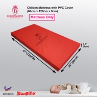 Children Mattress with PVC Cover (Size 60cm x 120cm x 9cm) Tilam PVC Taska PVC Mattress for Nursery