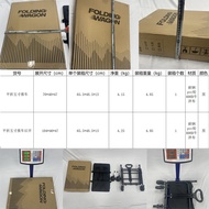 Camper Foldable Camper Picnic Car Flat Fold Camping Trolley Trolley Stall Export Quality Trolley