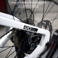 {New} Pro Cycling Bike Sticker UCI World Bicycle League Road Bike Mountain Bike Sticker Bicycle Fram