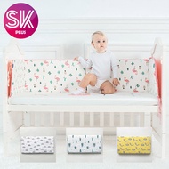 SKPLUS Nursery Bedding Around Protection Newborn Protector Pad Baby Kids Cotton Cot