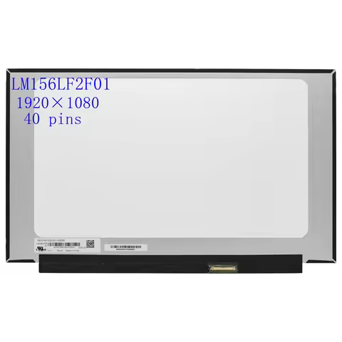 15.6"inch LED LCD Screen Panel LM156LF2F01 LM156LF2F 01 EDP 40 Pins 144HZ IPS Screen 45% NTSC FHD 19