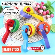 🔥READY STOCK🔥GASING KAYU COLORFUL WOOD GASING