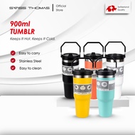 Swiss Thomas Botol Air  304 Stainless Steel Handheld Tumbler Hot or Cold Thermos Water Bottle with S