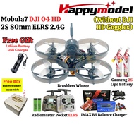 Happymodel Mobula7 O4 DJI 2S 80mm CrazyF405HD ELRS V3.0 Digital HD Micro Whoop +RadioMaster Pocket B