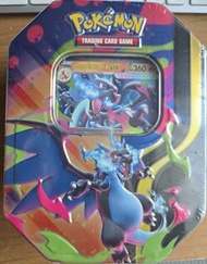 Pokemon 寶可夢 噴火龍 Mega Charizard X 鐵盒