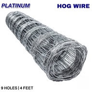 ♞40Yards | HOG WIRE Farm Wire Bakod | 9 Holes 4ft | Gauge #14