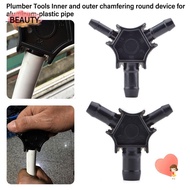 BEAUTY Pipe Installing Manual Chamfer, Hand Repair Tool 16-20-25mm/20-25-32mm Plumber Tools, High Quality Manual PEX-AL Internal External Reamer for Plumbing Pipe