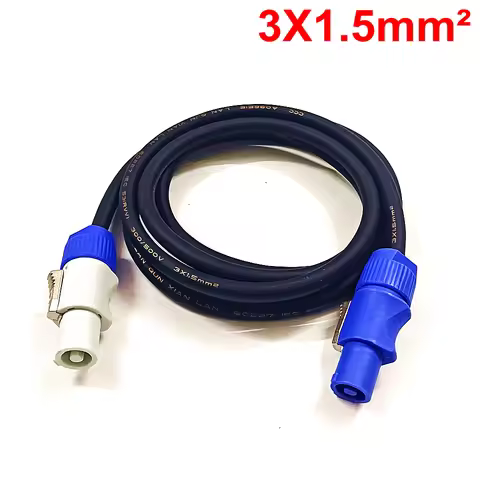 High Quality AC 1.5SQ Powercon 3X1.5mm² Single Phase Extension Cable 3 core Power Connect Cable Stag