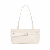 Túi Đeo Vai Đơn JANDRESS 25SS Túi Đeo Chéo Kiểu Pháp Màu Trắng Nguyên Bản Túi Đeo Chéo Đeo Vai Đơn T