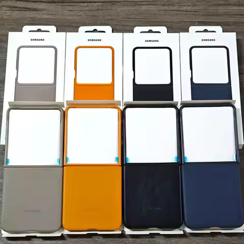 Luxury Magnetic Leather Case For Samsung Galaxy Z Flip 7 Flip7 flip7 case Magsafe Shockproof Eco Lea