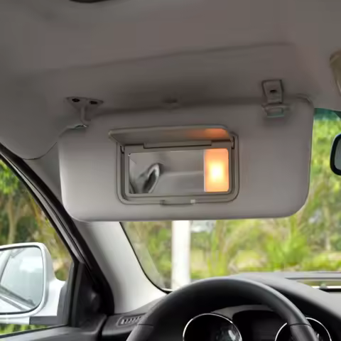 For JAC J4 J5 J6 Heyue B15 Front Sun Visor Accessories With Makeup Mirror Car Accessories With Light