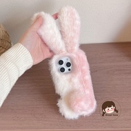 Cute Plush Deer Dot Rabbit Phone Case For Realme 11 11X 10T 10 9 8 Pro Plus 9i 7i 7 Pro Plus + Globa