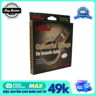 Bộ dây Đàn Guitar acoustic dây guitar màu Alice AW435C - Colorful Strings For Acoustic Guitar - Duy