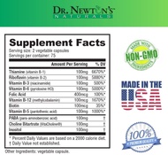 Dr Newtons Naturals Vital B100 Vitamin B Complex Supplement 60 Capsules