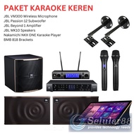 [Paket] JBL Nakamichi BMB Speaker Mic Amplifier Subwoofer Karaoke Set