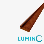 Aluminium Profile Stopper Pintu 3.5cm Lumino - WHTE